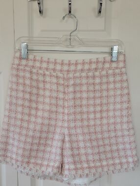 Ann Taylor White High Waist Women's Shorts
